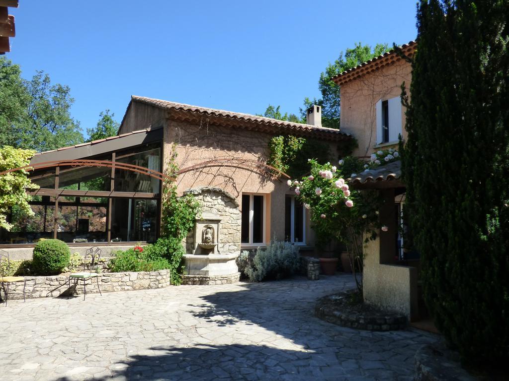 Hotel Lou Caleu Restaurant Le Rocher Des Abeilles Saint-Martin-de-Castillon Buitenkant foto