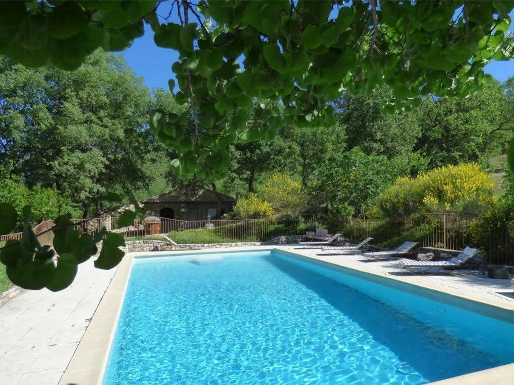 Hotel Lou Caleu Restaurant Le Rocher Des Abeilles Saint-Martin-de-Castillon Buitenkant foto